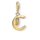 Vintage Style 925 Sterling Silver Alphabet Charm Pendant