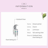 Boho Style Star Metal Beads Feather Tassel Charm for Jewelry Making