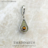 925 Sterling Silver Avocado Charm Pendant