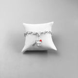 Heart Key Love Ring House Charms Pendant 925 Sterling Silver