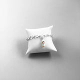 925 Sterling Silver Japen Doll Crown CZ Pendant