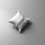 925 Sterling Silver Japen Doll Crown CZ Pendant