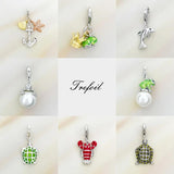 Ocean Animal Charms Pendant 925 Sterling Silver Jewelry Gift