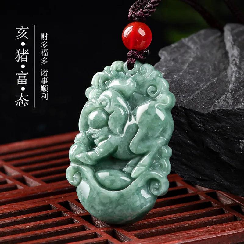 Burma Jade Oil, Zodiac Sign Green, 12 Animals