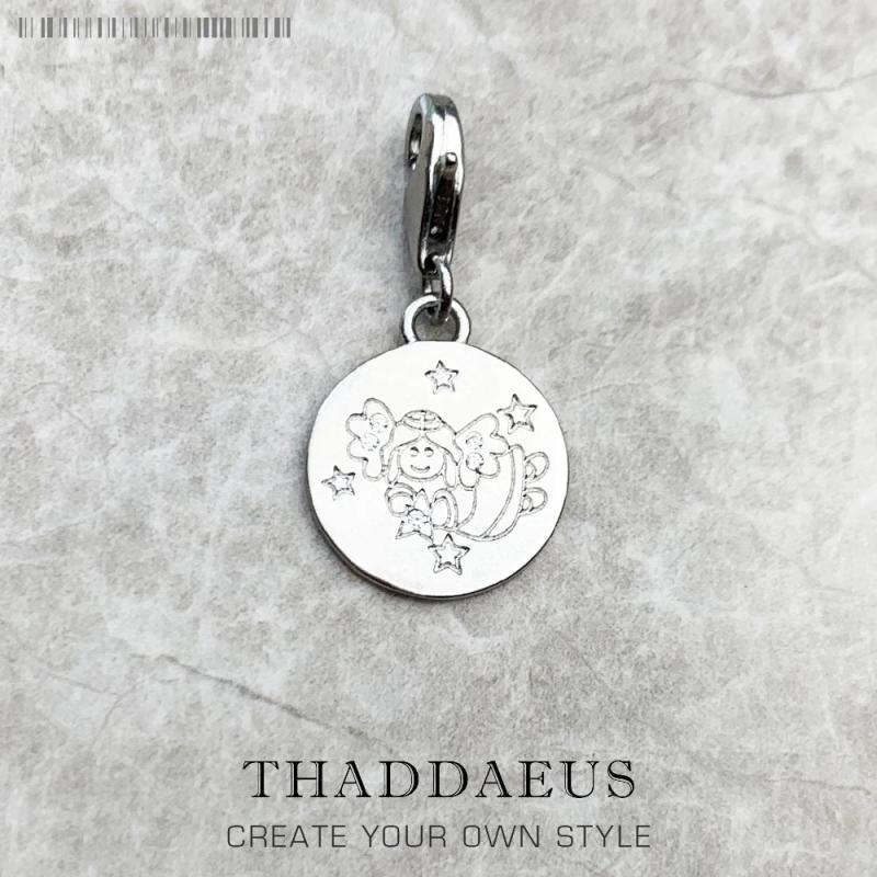 Angel Dangle Charm Pendant 925 Sterling Silver Jewelry