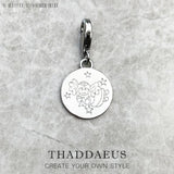 Angel Dangle Charm Pendant 925 Sterling Silver Jewelry
