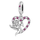 925 Silver Cupid Love Charms Bead for DIY Bracelet