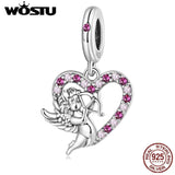 925 Silver Cupid Love Charms Bead for DIY Bracelet