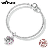 925 Silver Cupid Love Charms Bead for DIY Bracelet