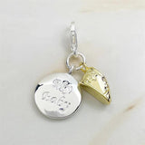 925 Silver Little Girl Boy Boots Charms Pendant for Bracelet Necklace