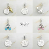 925 Silver Little Girl Boy Boots Charms Pendant for Bracelet Necklace
