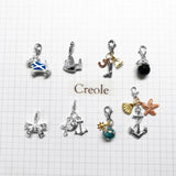 Vintage Lucky Boot Sailboat Charm Pendant, 925 Sterling Silver