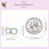 925 Silver Love Charms Colorful Heart Beads for Bracelets Bangle