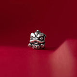 Sterling Silver 3D Tiger PiXiu Baby Pendant Charms