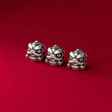 Sterling Silver 3D Tiger PiXiu Baby Pendant Charms