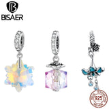 925 Silver Perfume Rose Charms DIY Jewelry Making
