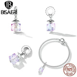 925 Silver Perfume Rose Charms DIY Jewelry Making