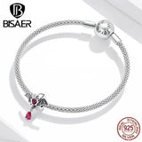 925 Sterling Silver Bat Charm Bead DIY Bracelet Bangle Jewelry