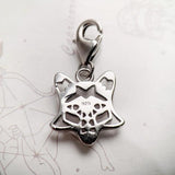 Fox Dangle Charm Pendant 925 Sterling Silver Jewelry