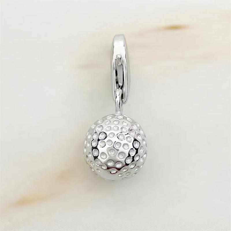 Sporty Roller Skates Tennis Soccer Charms Pendant
