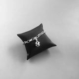 Sporty Roller Skates Tennis Soccer Charms Pendant