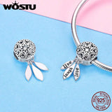 925 Silver Live Laugh Love CZ Bead Bracelet Charm