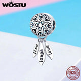 925 Silver Live Laugh Love CZ Bead Bracelet Charm