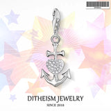 Skull Charms Pendant 925 Sterling Silver Gift For Women Men Boy Girls