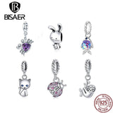 Animal Charm 925 Silver Bead Pendant for Bracelet