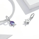 Animal Charm 925 Silver Bead Pendant for Bracelet