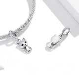 Animal Charm 925 Silver Bead Pendant for Bracelet