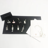 925 Sterling Silver Owl Seahorse Cat Piglet Panda Charm Pendant Jewelry Gift