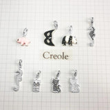 925 Sterling Silver Owl Seahorse Cat Piglet Panda Charm Pendant Jewelry Gift