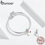 925 Silver Pigeon Lover Pendant for Bracelet