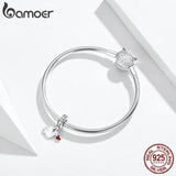 925 Silver Pigeon Lover Pendant for Bracelet