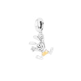 Valentine 100th Anniversary Rabbit Dangle Bead 925 Silver DIY Fits