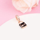 Valentine Love Padlock Dangle Bead 925 Silver DIY Charm Bracelets