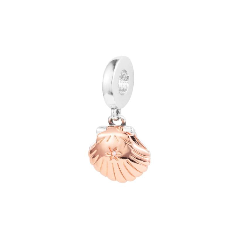 Valentine Club Sea Shell & Treated Pearl Dangle 925 Silver DIY
