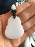 Jade GuanYin 46*34 Buddhism Pendant Necklace