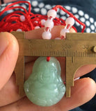 Jade GuanYin Buddhism Pendant Necklace 27x23mm