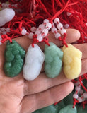 Green Yellow Light Green Jade Brave Troops Pendant Necklace