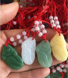 Green Yellow Light Green Jade Brave Troops Pendant Necklace