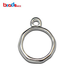 925 Sterling Silver Circle Pendant Charm Blank