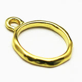 925 Sterling Silver Circle Pendant Charm Blank