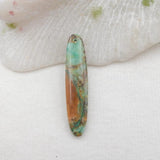 Chrysocolla Teardrop Pendant Bead 42x9x4mm