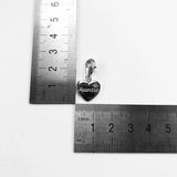 AUNTIE Heart Charm Pendant, Sterling Silver Gift For Women