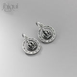 925 Silver Crown Charm Pendant for DIY Jewelry Making