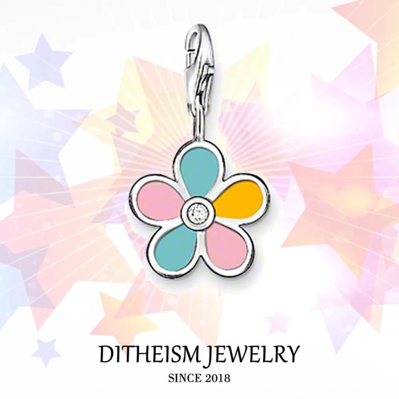 Cactus Charms Pendant 925 Sterling Silver Ethnic Gift Women Girls