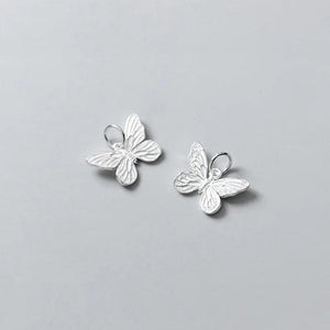 925 Silver Matte Charms Bracelets Pendants DIY Jewelry Making