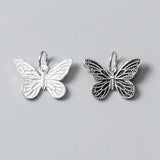 925 Silver Matte Charms Bracelets Pendants DIY Jewelry Making